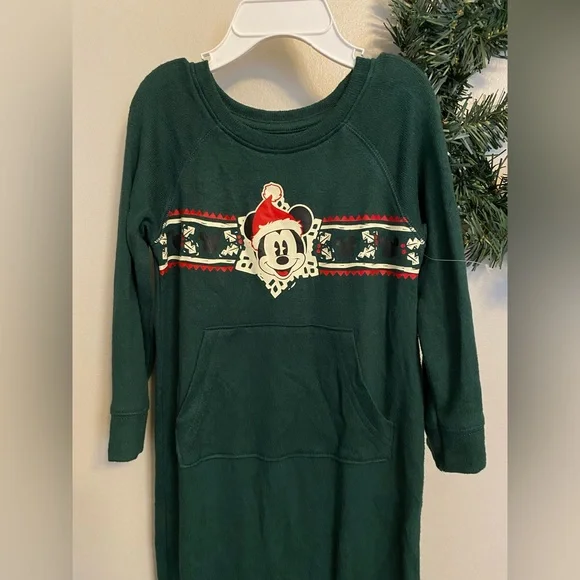 Disney baby toddler onesie one piece green Christmas size 18 month NEW
